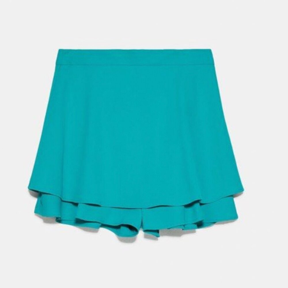 Zara Ruffled Bermuda Skort - Picture 4 of 5